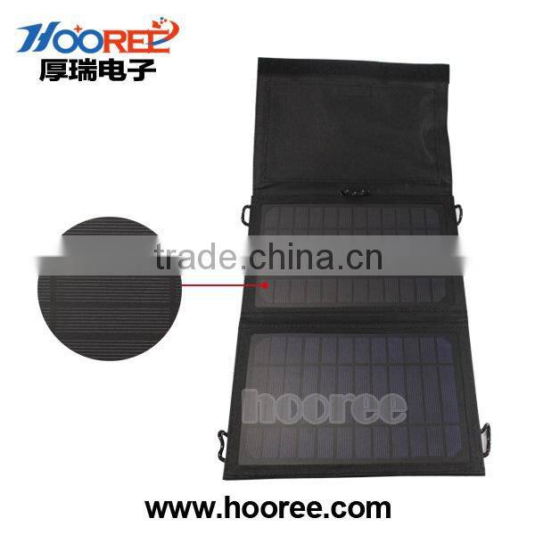 Hot!!! Portable and foldable solar pack 7w Solar Panel Charger Bag