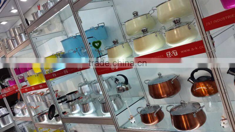 Colorful New item hot sale satin cooking pots for sale camping pot set cooking sets