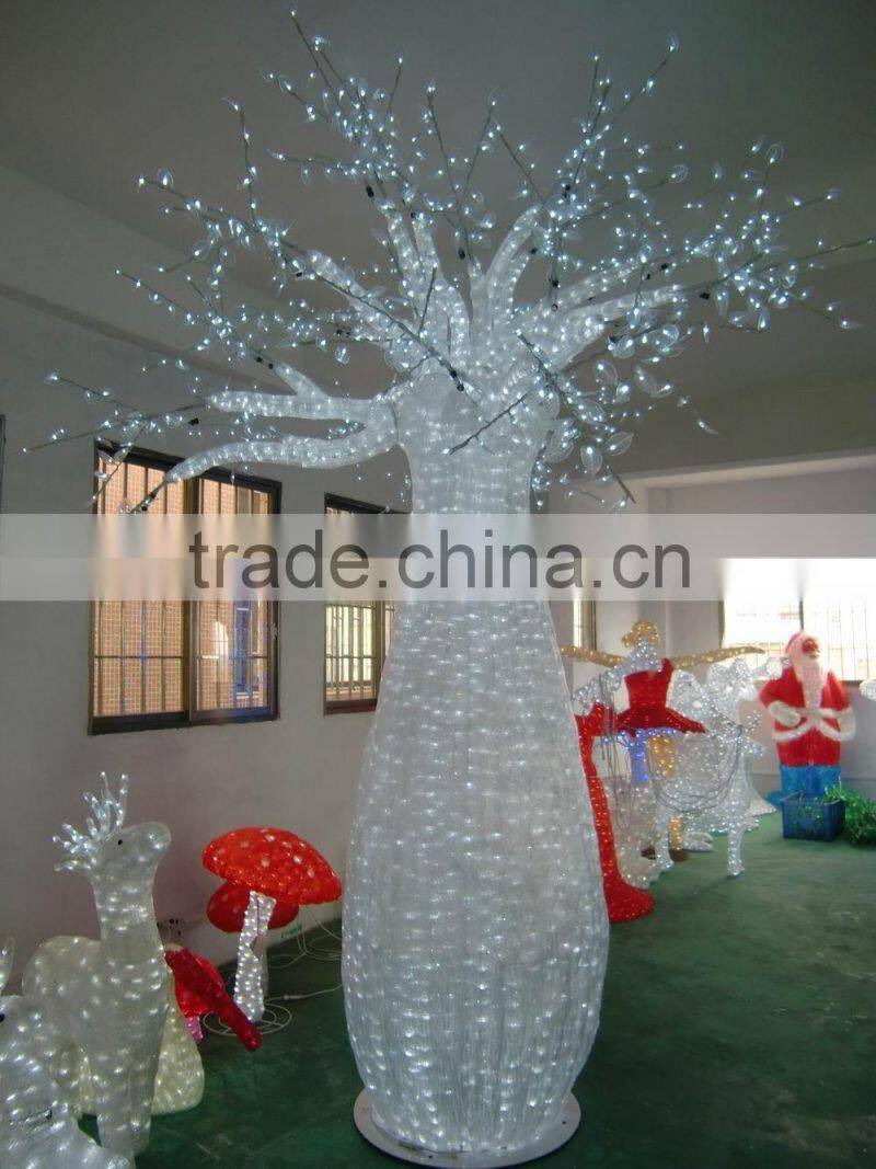 Zhonghshan Christmas Decoration Supplies Ball Motif Chrismas Led Tree Light