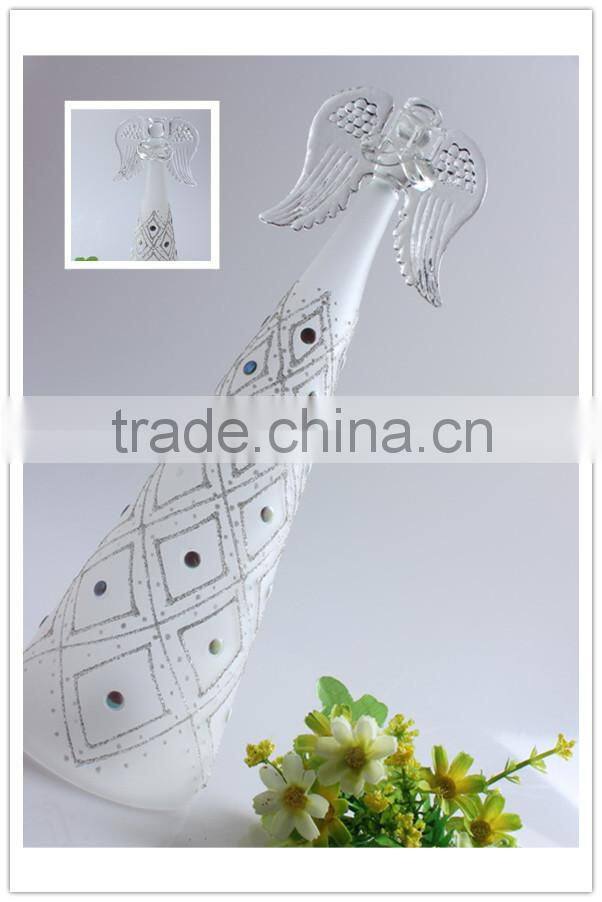 China factory wholesale high quality with competitive price electronic figurines LED light Christmas angel