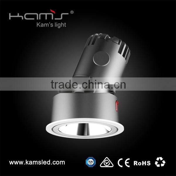Whosale High power 30W Dimmable COB LED Downlight for hotel