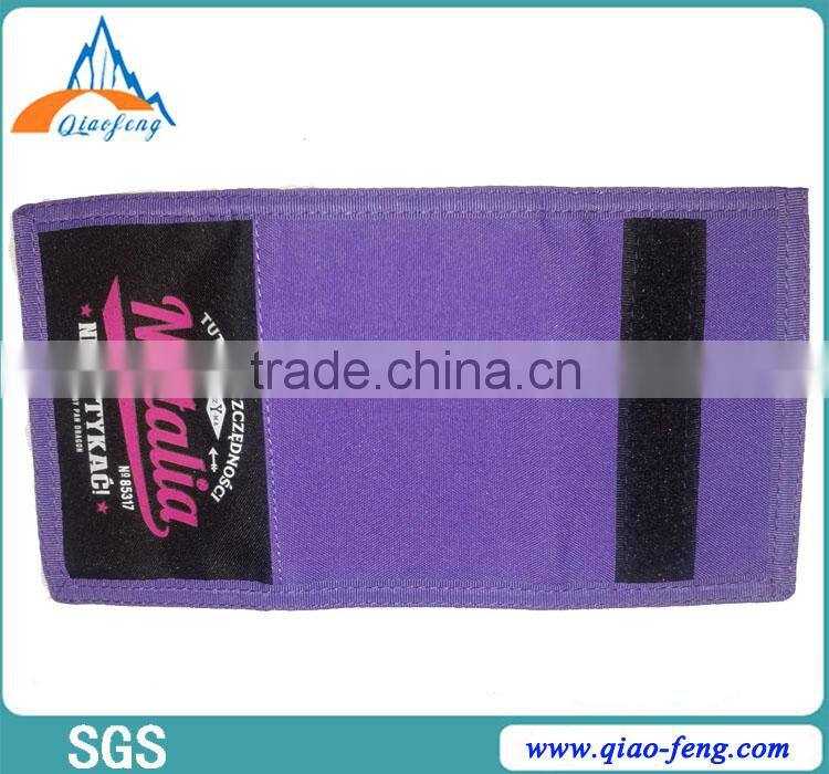 Qiaofeng factory Wholesale Coin kids Wallet/polyester wallet