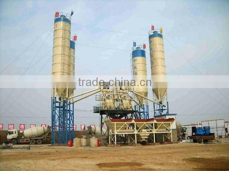HZS50 concrete batching plant