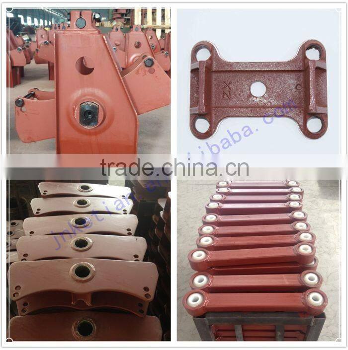Trailer part 2 Axles 16t fuwa type semi trailer mechanical suspension