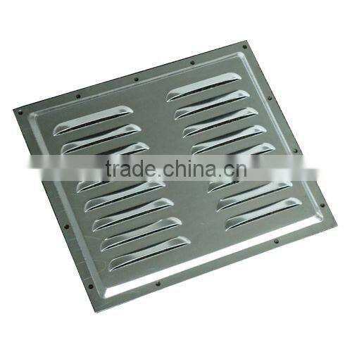 aluminum louvered plate