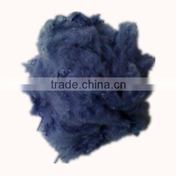 PET bottles recycled polyester staple fiber black for spinning