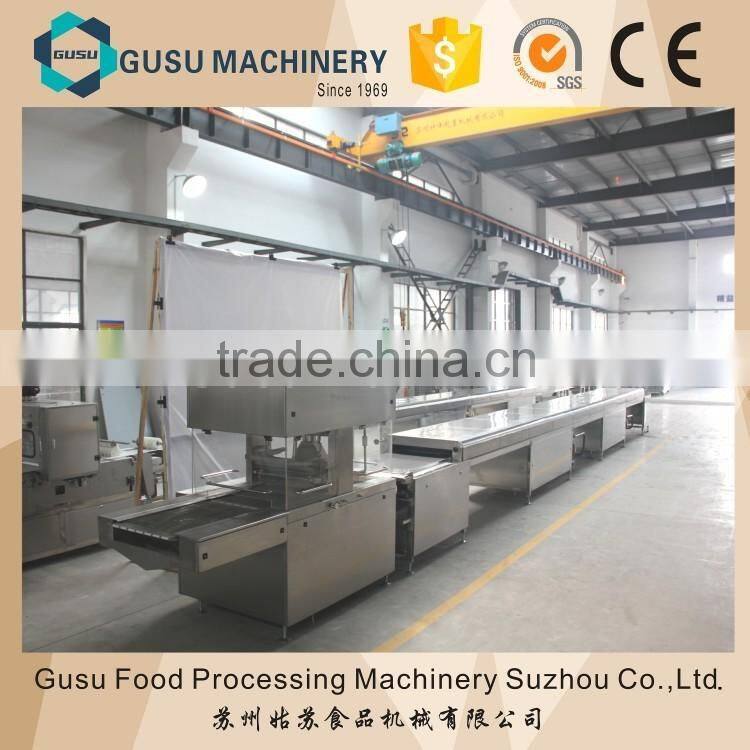 Hot selling small chocolate enrobing machine 600mm for mini factory