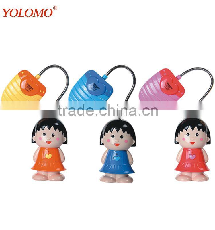 Eye protection led cartoon reading lamp for kid