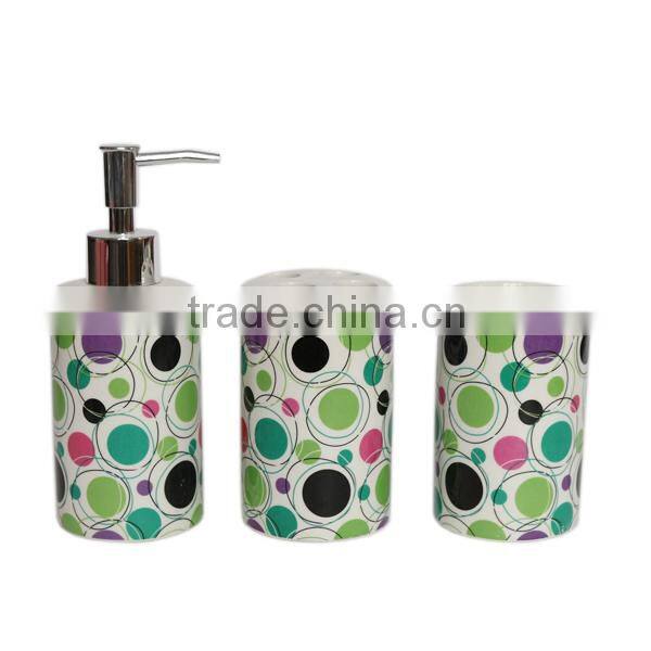Fashional 4pcs Ceramic bathroom accessories