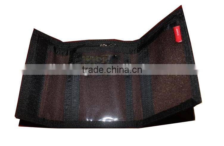 Custom Men Woman Velcro Bi-fold Closure Wallet