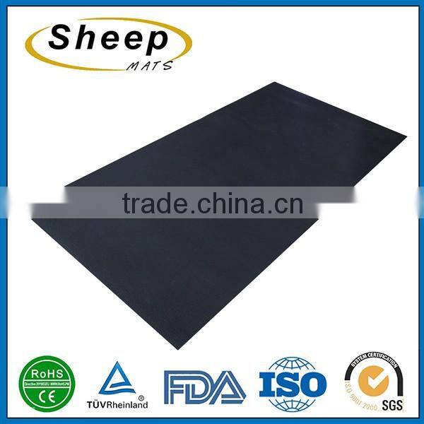 Fashion professional equipment fitness pvc treadmill mat manufacturers