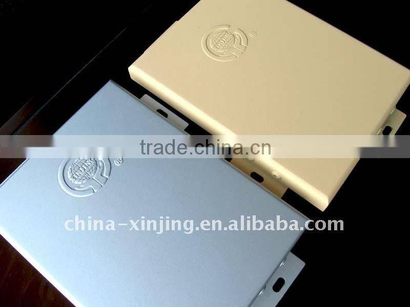 Embossed metal curtain wall(ISO9001,CE)
