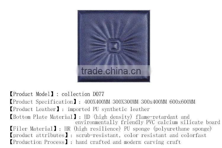 Interior Decoration Soundproof Material Interior Wall Paneling