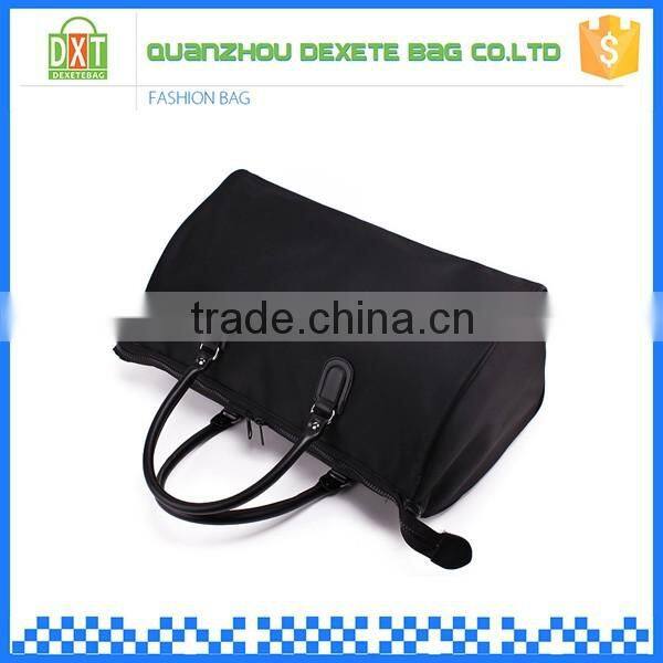 Outdoor waterproof black tote women ripstop nylon duffel bag