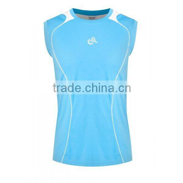 Men 100% polyester cycling singlet