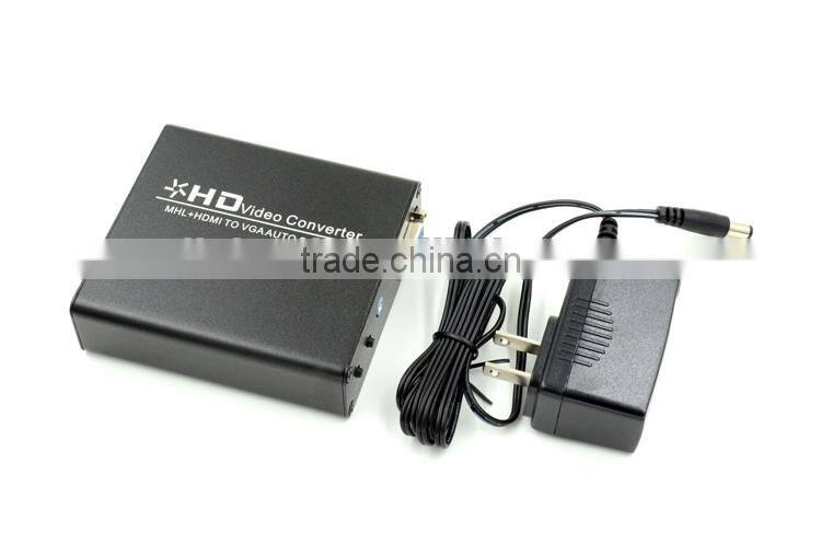 LM-HV01 Digital to Analog 1080p HDMI to VGA Converter supports MHL 2.0&DVI 1.0