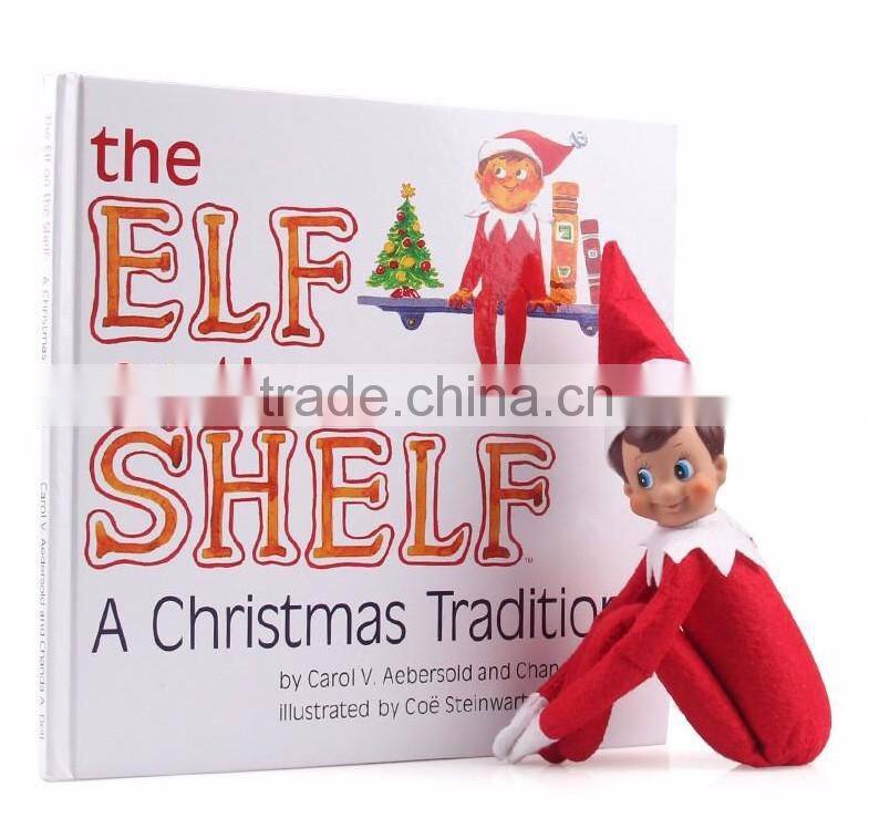 10 Style ELF On The Shelf Xmas Dolls And Soft Book 21*21cm Holiday Gift elf on shelf