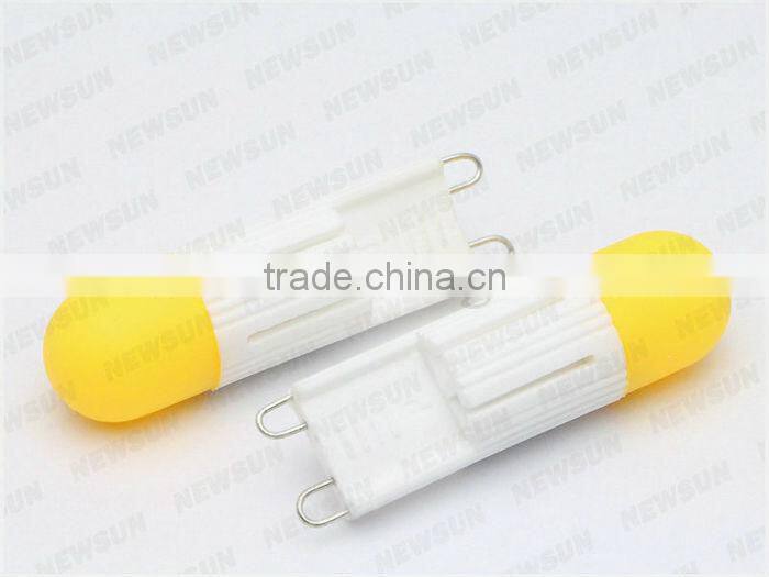 2W G9 led bulbs 2700K warm white ceramic G9 14*48mm mini led bulb with CE ROHS certificate