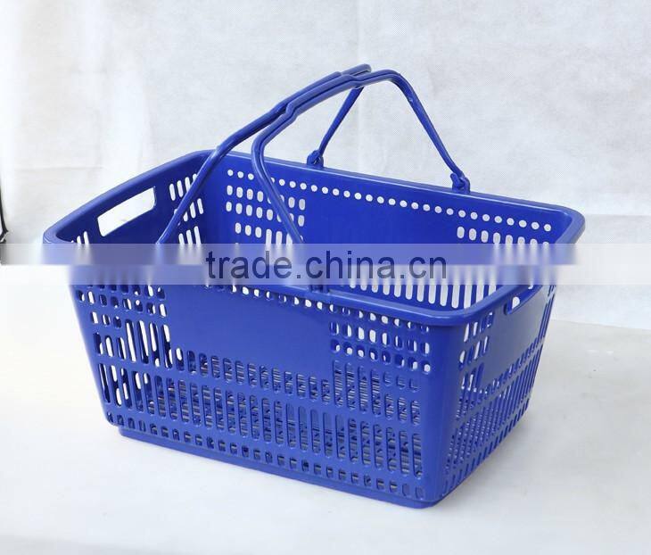 RH-BPH30-1 Supermarket Plastic Handing Shopping Basket