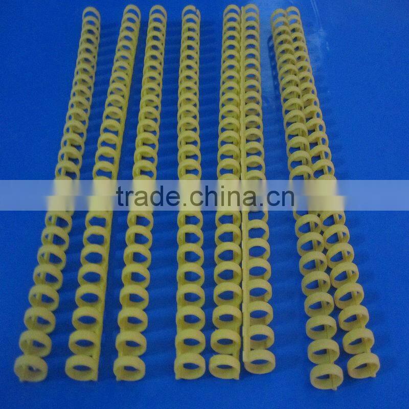 Plastic 7/11 hole ring clip, stationery comb binding ring