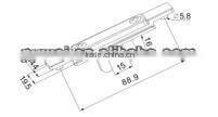 81528901 Aluminum alloy connector- swing out opening