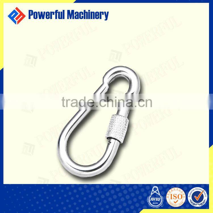 Spring Carabiner Clip with Screw