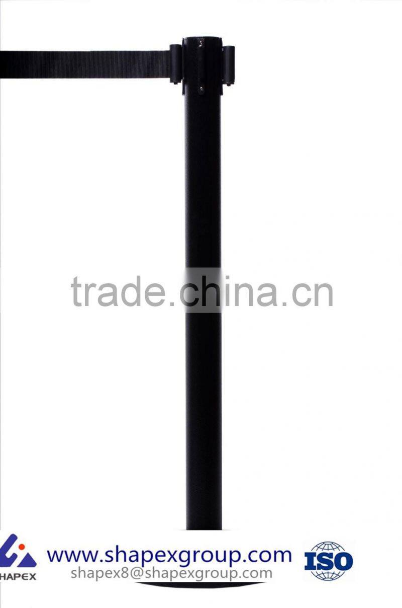 RETRACTABLE STANCHION SET, 6 Posts + Portrait SignFrame