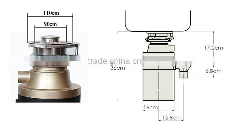Home Kitchen Food Waste Disposal Units with DC Motor