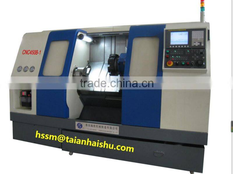 CNC(A) series two spindle single turret CNC turning center CNC150/250/350/450/550A cnc slant bed lathe