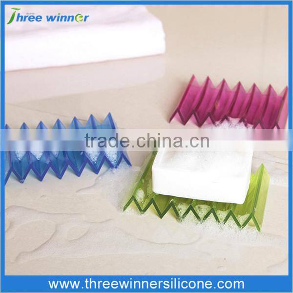 hot sale wholesale silicone soap dish silicone soap holder