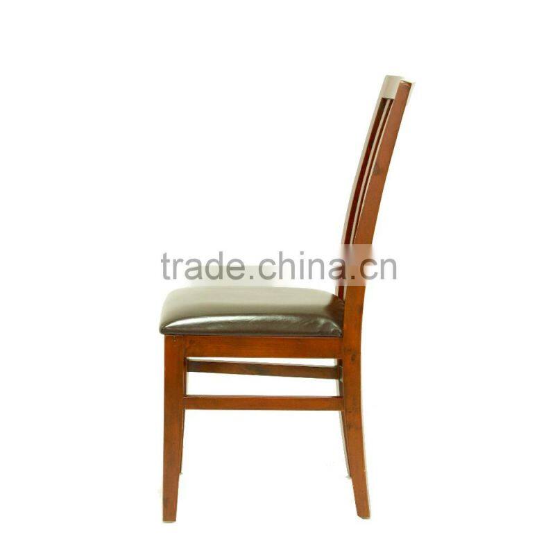 Wholesalerestaurant high back upholstered room chairs saloon leather chair