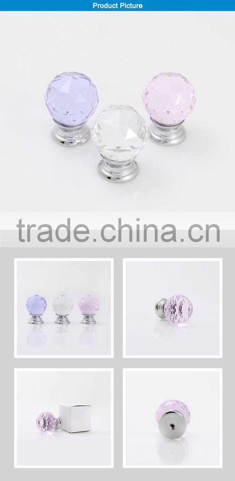 Factory direct sales vanity crystal handles and knobs
