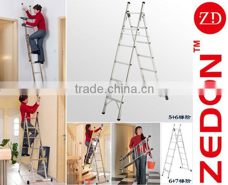 3 WAY LADDER ALUMINIUM MULTI PURPOSE LADDER STEP LADDERS