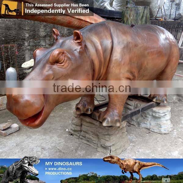 My Dino-C021 Outdoor plaza fiberglass hippo statue on sale