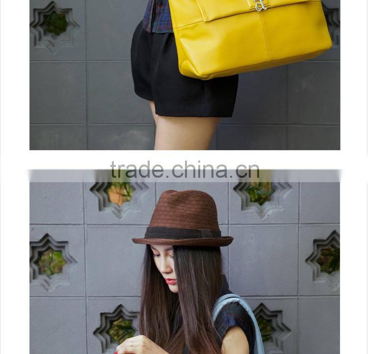 wholesale 2016 new arrival women's PU hand bag