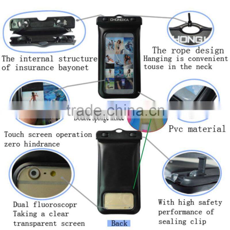 Waterproof pouch for mobiles /Waterproof smartphone bag /Waterproof cell phone bag