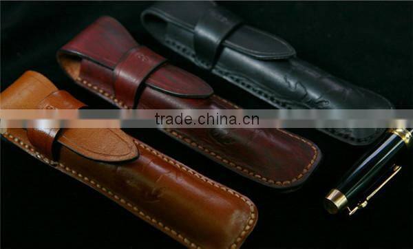 Boshiho leather goods rubber with pencils cases