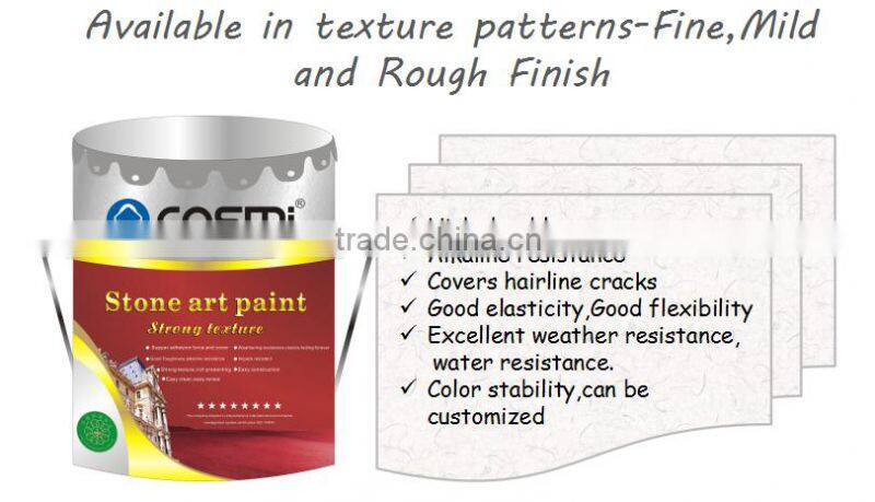 Granite stone paint Environmental stone art paint for exterior