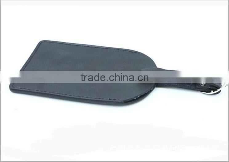 Hot export high quality leather material id card luggage tag