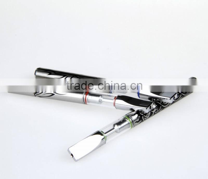 High quality 510 thread Hemp Oil CBD vape pen with Metal tip Glass tank