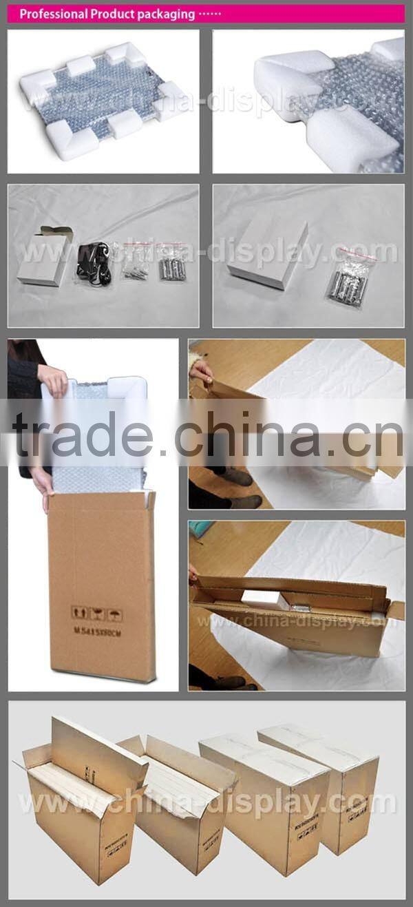 Ceiling or wall hanging crystal acrylic backlit picture led signs window