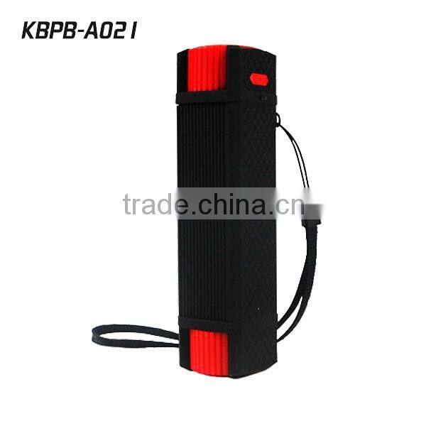 2016 Promotional LED torch light 5200mAh power bank for smartphone