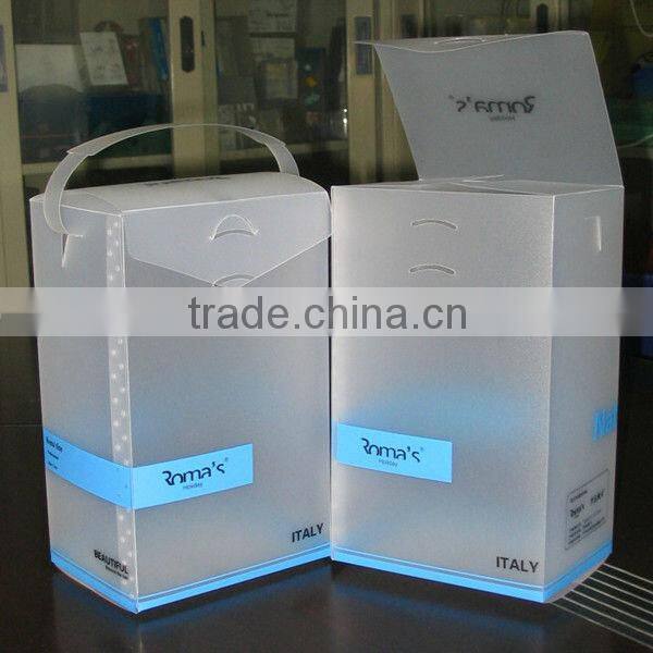china manufacturer clear transparent cosmetic box plastic pvc box