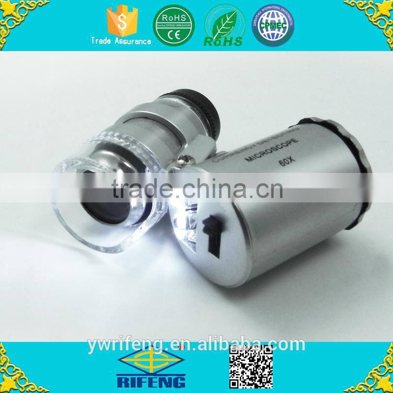 Mini Pocket Microscope with LED Definition Currency Detecting