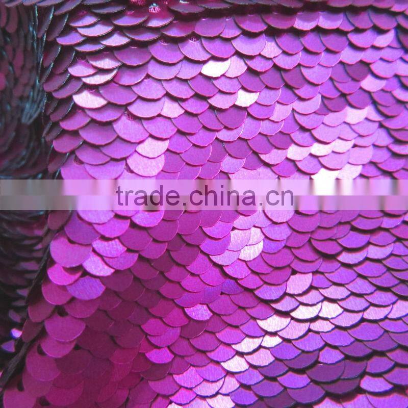 ES5010 new 2016 all over sequin embroidery fabric for women garment