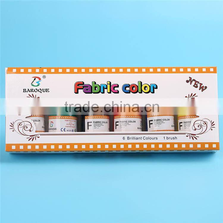 High grade eco-friendly ceramic paints, DIY ceramic hand-painted paints 6 colors