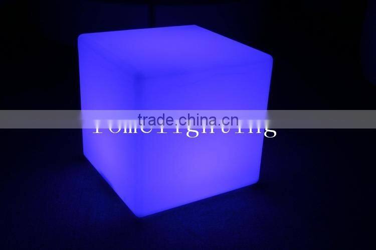 30CM Waterproof plastic homemade christmas ornaments decorations moonlight floating led cube
