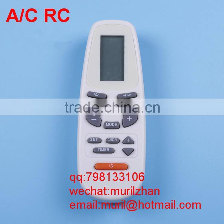 ZF White 12 Keys Air conditioner remote control with Big LCD display