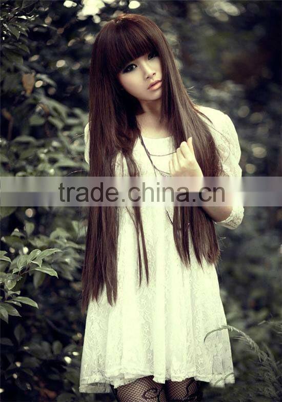 popular stylish straight wigs for white women