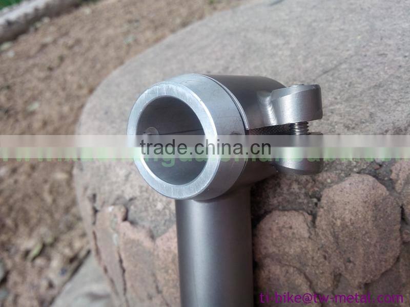 Titanium seat post for road bike frame or mountain bicycle frame 27.2 31.6 or 31.8